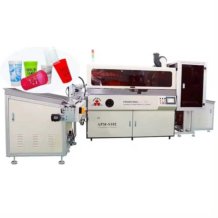 Plastic Cup Automatic Screen Printing Machine